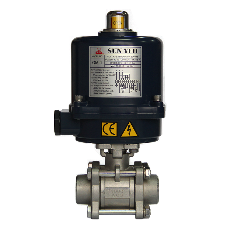 SUNYEH電動對焊球閥 SUNYEH電動對焊球閥